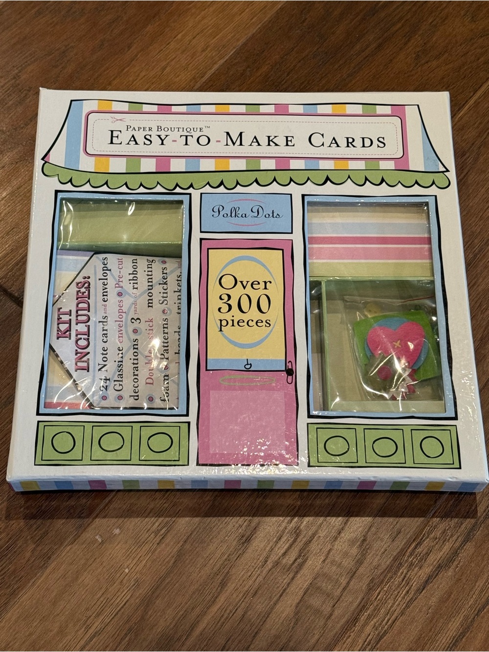 Paper Boutique Easy-to-Make Cards Kit - Polka Dots, Pastel Colors
